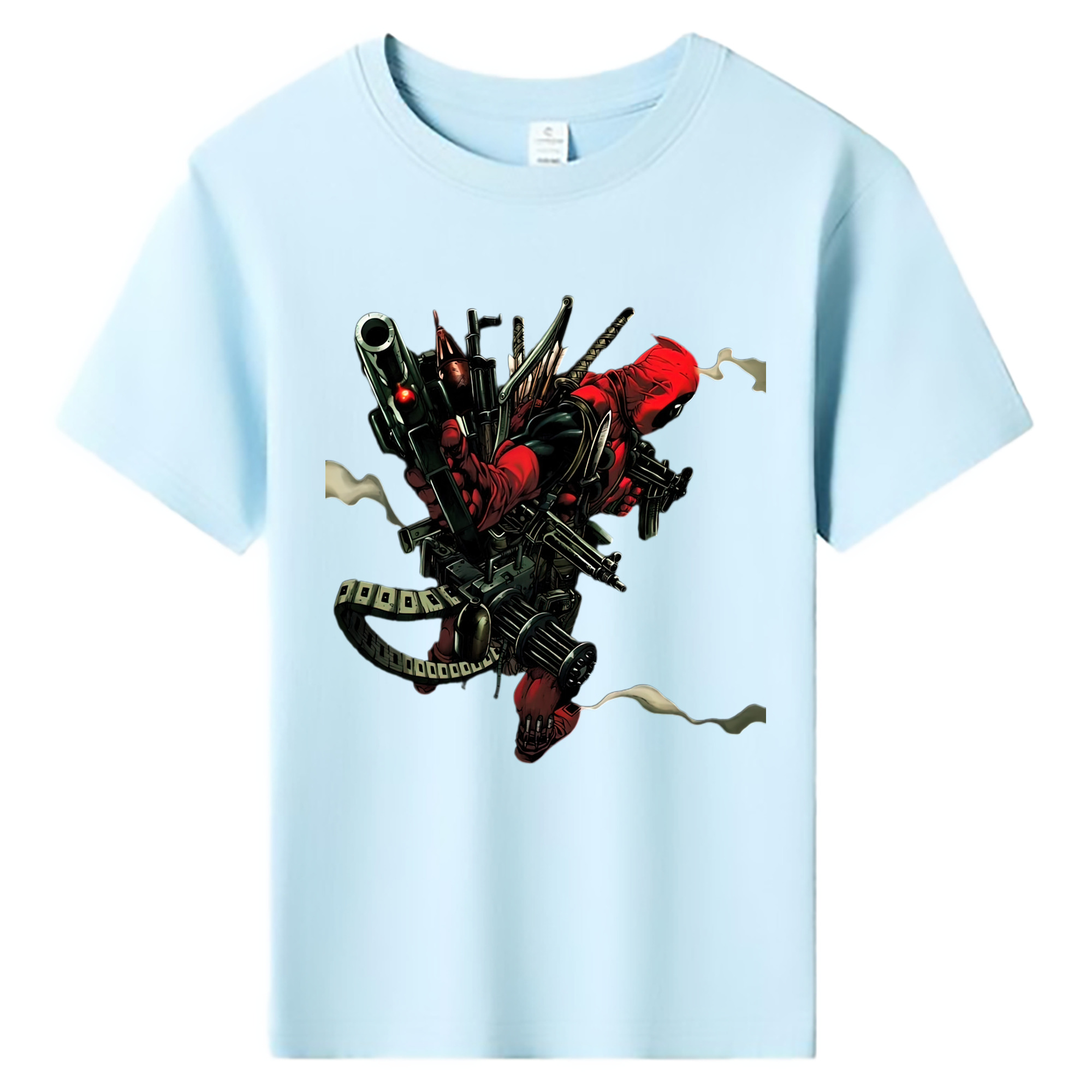 （画像用） Deadpool デッドプール 綿100％キッズTシャツ（フロントプリント）